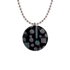 Come Down - Blue Button Necklaces