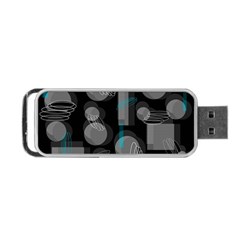 Come Down - Blue Portable Usb Flash (two Sides) by Valentinaart