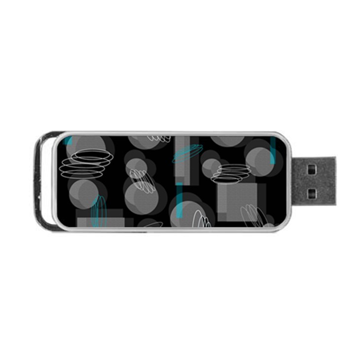 Come down - blue Portable USB Flash (Two Sides)