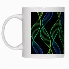 Rainbow Helix Black White Mugs by designworld65