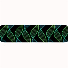 Rainbow Helix Black Large Bar Mats by designworld65