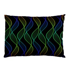 Rainbow Helix Black Pillow Case