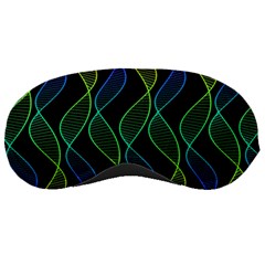 Rainbow Helix Black Sleeping Masks