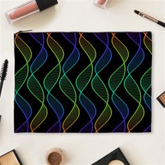 Rainbow Helix Black Cosmetic Bag (xl) by designworld65