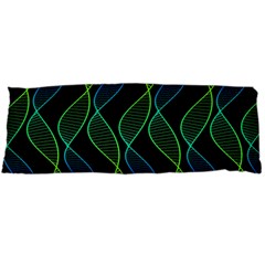 Rainbow Helix Black Body Pillow Case (dakimakura) by designworld65