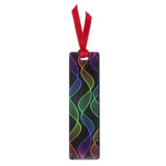 Rainbow Helix Black Small Book Marks