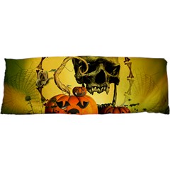 Halloween, Funny Pumpkins And Skull With Spider Samsung Galaxy Nexus S I9020 Hardshell Case by FantasyWorld7