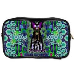 Lady Draccula With Flower Ghost And Love Toiletries Bags