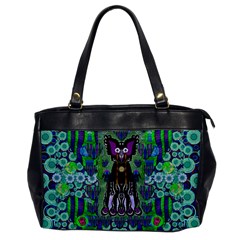 Lady Draccula With Flower Ghost And Love Office Handbags by pepitasart