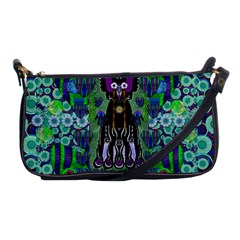 Lady Draccula With Flower Ghost And Love Shoulder Clutch Bags