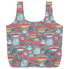 Jam Pattern Full Print Recycle Bags (l) 