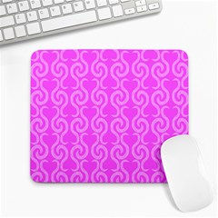 Pink Elegant Pattern Large Mousepads