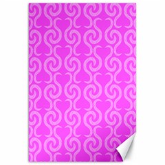 Pink Elegant Pattern Canvas 20  X 30  