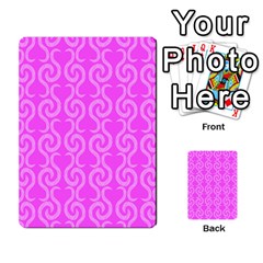 Pink Elegant Pattern Multi-purpose Cards (rectangle)  by Valentinaart