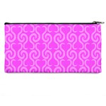 Pink elegant pattern Pencil Cases Back