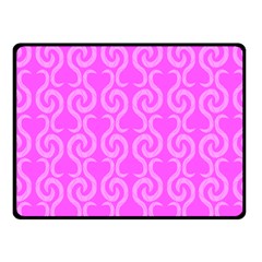 Pink Elegant Pattern Fleece Blanket (small) by Valentinaart