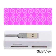 Pink Elegant Pattern Memory Card Reader (stick) 