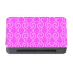 Pink Elegant Pattern Memory Card Reader With Cf