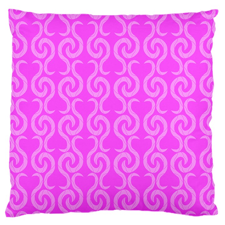 Pink elegant pattern Large Cushion Case (Two Sides)