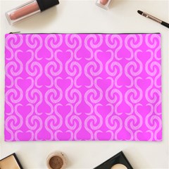 Pink Elegant Pattern Cosmetic Bag (xxl) 