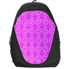 Pink Elegant Pattern Backpack Bag