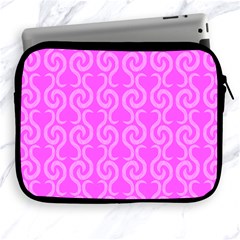 Pink Elegant Pattern Apple Ipad 2/3/4 Zipper Cases