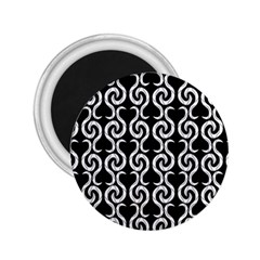 Black And White Pattern 2 25  Magnets