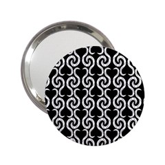 Black And White Pattern 2 25  Handbag Mirrors