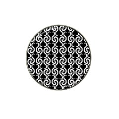 Black And White Pattern Hat Clip Ball Marker