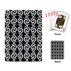 Black And White Pattern Playing Card