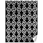 Black and white pattern Canvas 12  x 16   11.86 x15.41  Canvas - 1