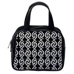 Black And White Pattern Classic Handbags (one Side) by Valentinaart