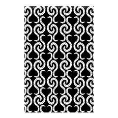 Black And White Pattern Shower Curtain 48  X 72  (small)  by Valentinaart