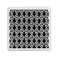 Black And White Pattern Memory Card Reader (square) 