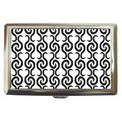 White And Black Elegant Pattern Cigarette Money Cases