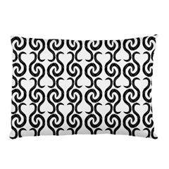 White And Black Elegant Pattern Pillow Case