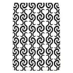 White And Black Elegant Pattern Flap Covers (l) 