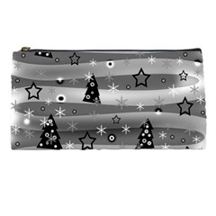 Gray Xmas Magic Pencil Cases by Valentinaart