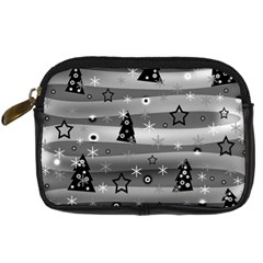 Gray Xmas Magic Digital Camera Cases by Valentinaart