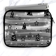 Gray Xmas Magic Apple Ipad 2/3/4 Zipper Cases by Valentinaart