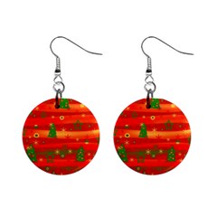 Xmas Magic Mini Button Earrings by Valentinaart