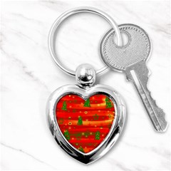 Xmas Magic Key Chains (heart)  by Valentinaart