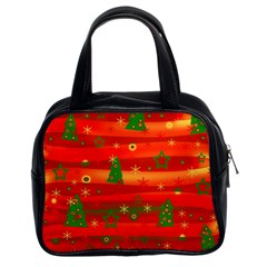 Xmas Magic Classic Handbags (2 Sides) by Valentinaart