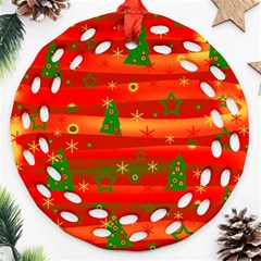 Xmas Magic Ornament (round Filigree) 