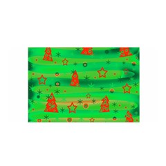 Green Xmas Magic Satin Wrap by Valentinaart