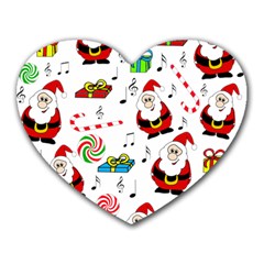 Xmas song Heart Mousepads