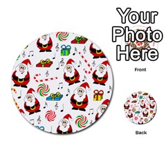 Xmas song Multi-purpose Cards (Round) 