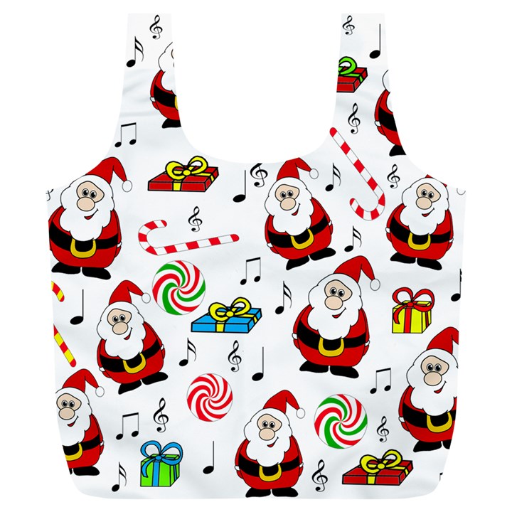 Xmas song Full Print Recycle Bags (L) 