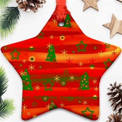 Christmas Magic Star Ornament (two Sides) 