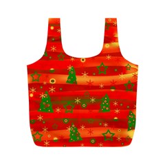 Christmas Magic Full Print Recycle Bags (m)  by Valentinaart